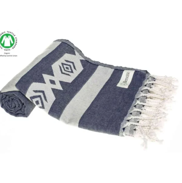 Online Acapulco Organic Turkish Towel with Zipper Pocket Towels
