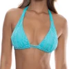Clearance Wave Chaser Triangle Halter Top Halter Top | Cup Size Top