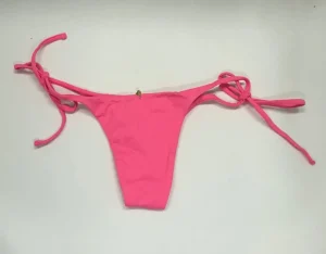 Sale Baby Pink Anna Bottom | Gone Bananas Beachwear | San Diego, CA | Tie Side Bottom | Minimal Coverage Bottom