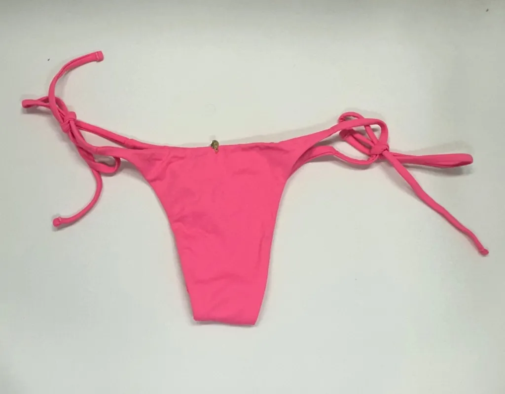 baby_pink_anna_bottom__go_1.webp Sale Baby Pink Anna Bottom | Gone Bananas Beachwear | San Diego, CA | Tie Side Bottom | Minimal Coverage Bottom