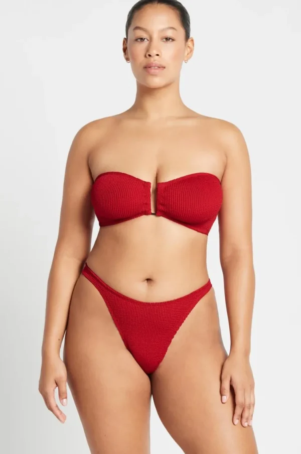 Fashion Baywatch Red The Blake Top | Gone Bananas Beachwear | San Diego | Swim Bandeau Top