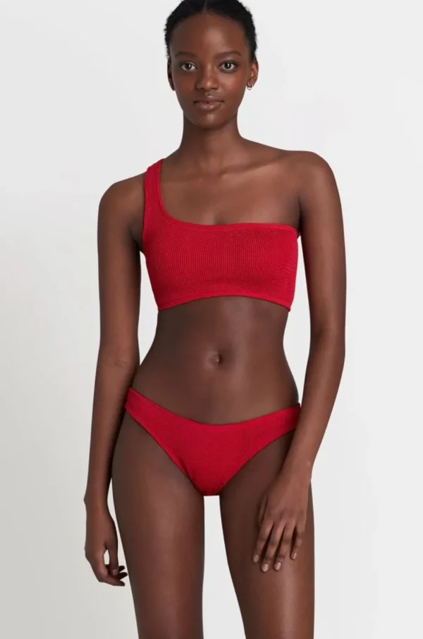 Fashion Baywatch Red The Sign Bottom | Gone Bananas Beachwear | San Diego Moderate Coverage Bottom