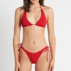 Clearance Baywatch Red The Sofie Top | Gone Bananas Beachwear | San Diego | Swim Triangle Top
