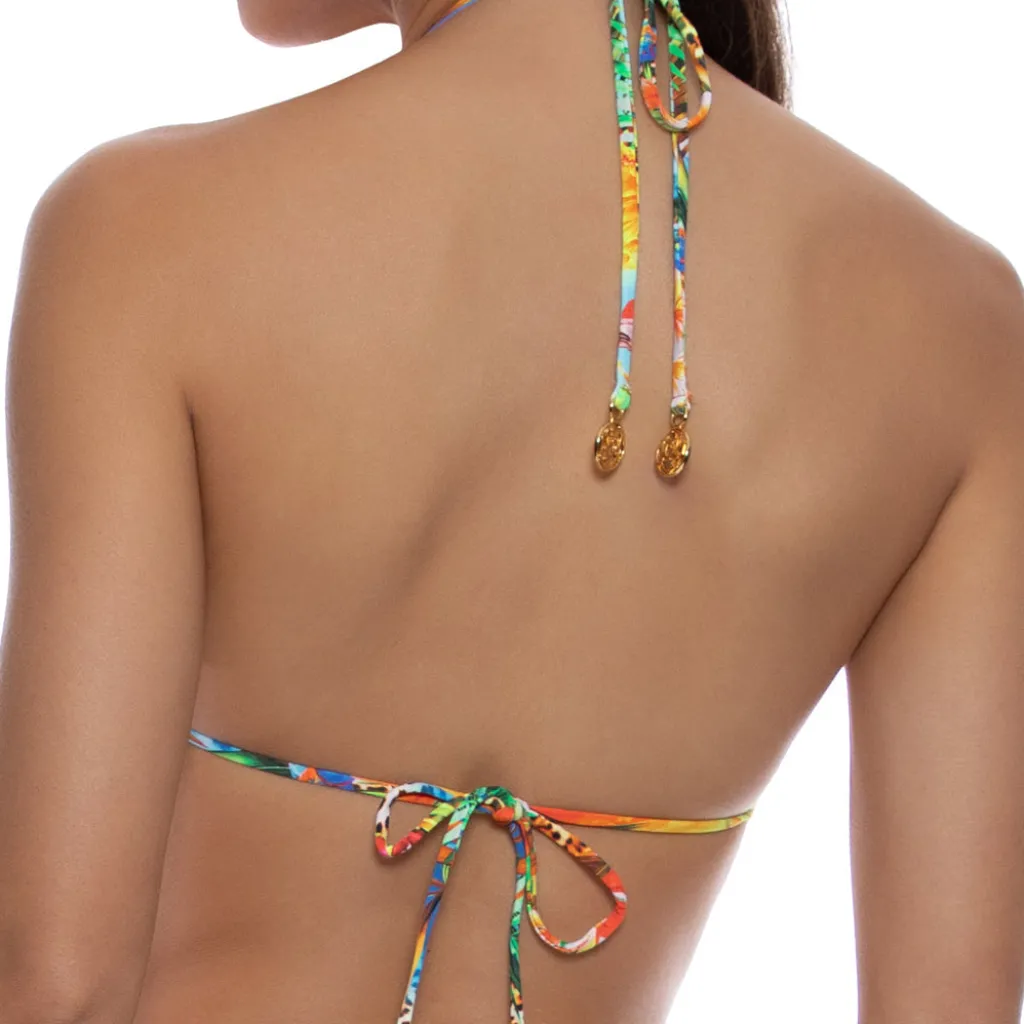 birds_of_paradise_crystal_1.webp Clearance Birds Of Paradise Crystallized Wavy Triangle Top | Gone Bananas Beachwear Triangle Top