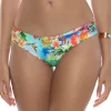 Fashion Birds Of Paradise Seamless Full Ruched Back Bottom | Gone Bananas Beachwear Ruched Bottom | Full Coverage Bottom