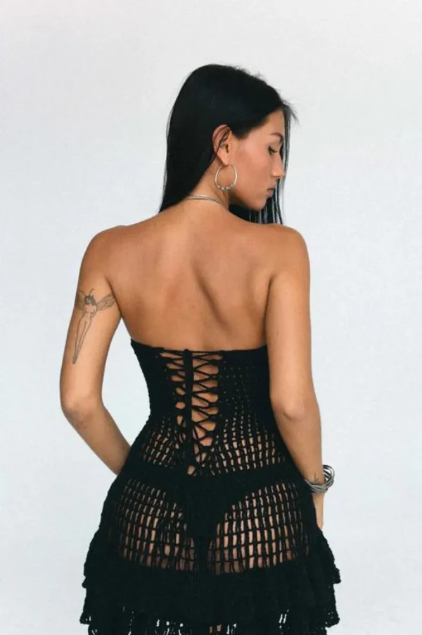 Hot Bonnie Crochet Dress | Gone Bananas Beachwear | San Diego, CA | Cover Ups