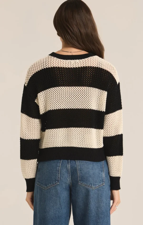 Clearance Broadbeach Stripe Sweater Tees, Tanks And Sweatshirts