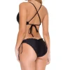 Discount Cosita Buena Wavey Full Ruched Tie Side Bottom | Gone Bananas Beachwear Ruched Bottom | Full Coverage Bottom