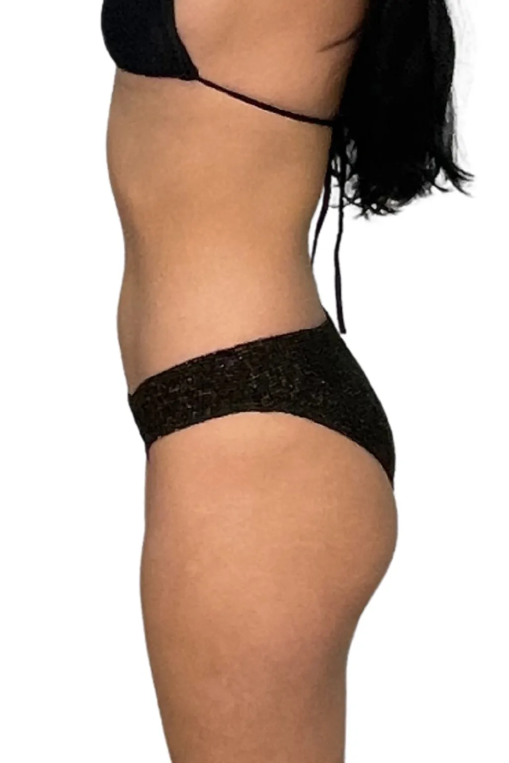 black_crinkle_lurex_rever_2.webp Clearance Crinkle Lurex Reversible Classic Bikini Bottom | Gone Bananas Beachwear Full Coverage Bottom