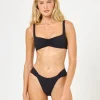 Discount Black Effie Top Bralette Top