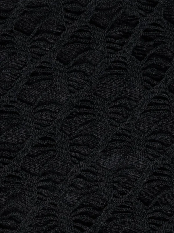 New Black Overlay Tie Side Bottom | Gone Bananas Beachwear | San Diego, CA Tie Side Bottom | Minimal Coverage Bottom