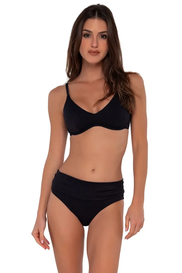 Clearance Seagrass Texture Unforgettable Bottom | Gone Bananas Beachwear Full Coverage Bottom