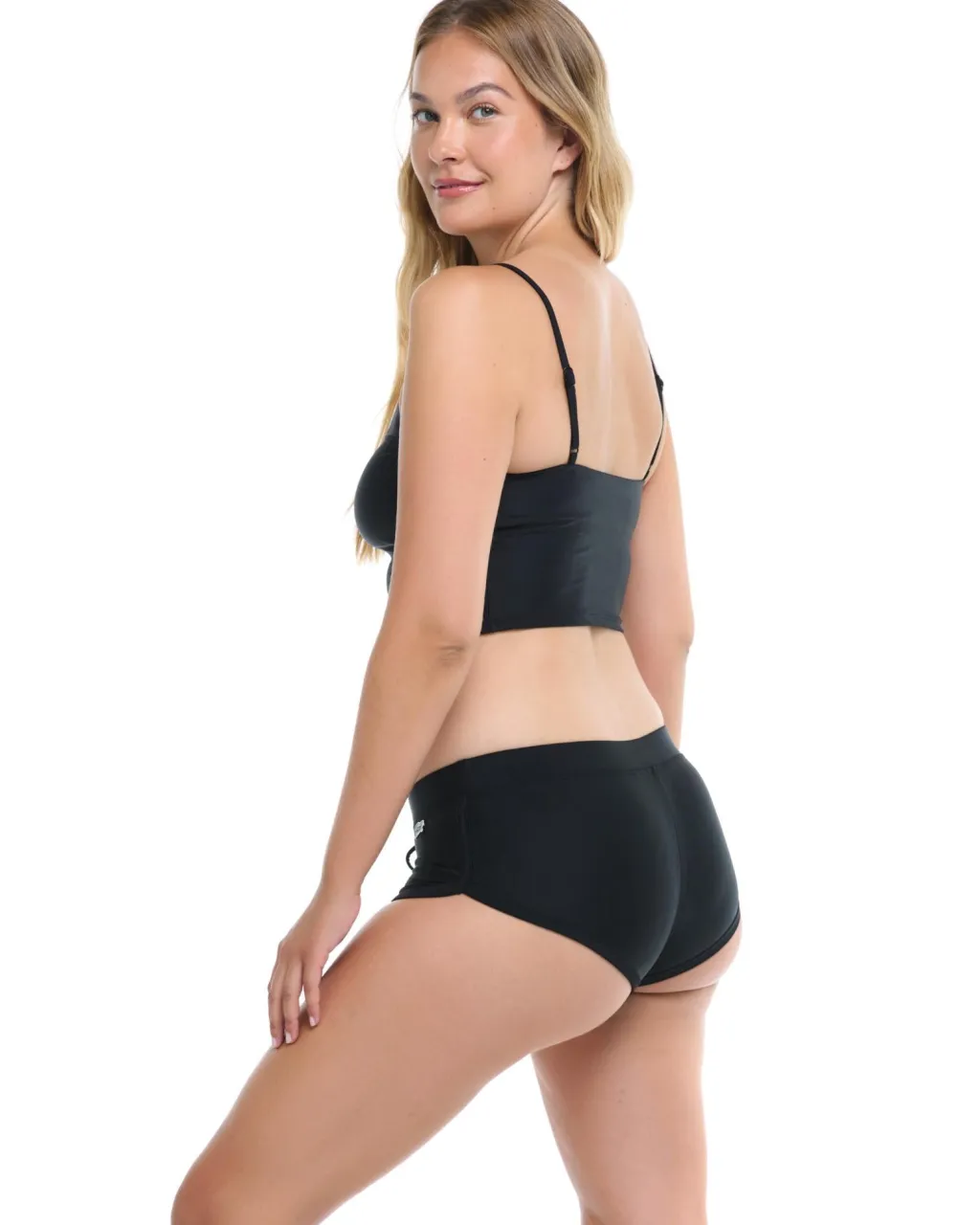black_smoothies_sidekick__0.webp Discount Smoothies Sidekick Bottom | Gone Bananas Beachwear | San Diego Full Coverage Bottom