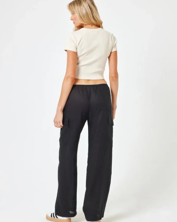 Hot Black Sundown Cargo Pant Shorts, Pants And Skirts