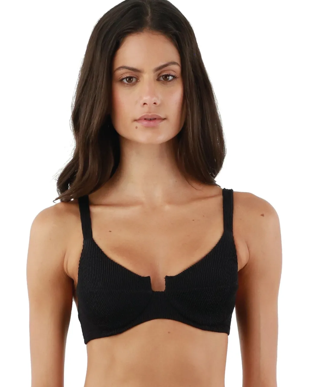 black_textured_wave_majes_0.webp Best Textured Wave Majestic Top | Gone Bananas Beachwear | San Diego Underwire Top