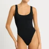 Online Black Tiger Madison One Piece High Leg One Pieces