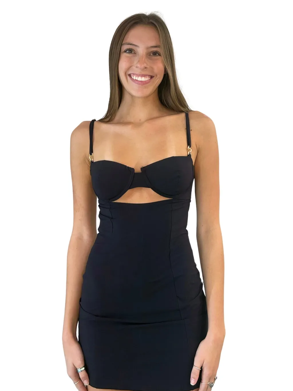 black_wired_demi_dress_0.webp New Wired Demi Dress Dresses