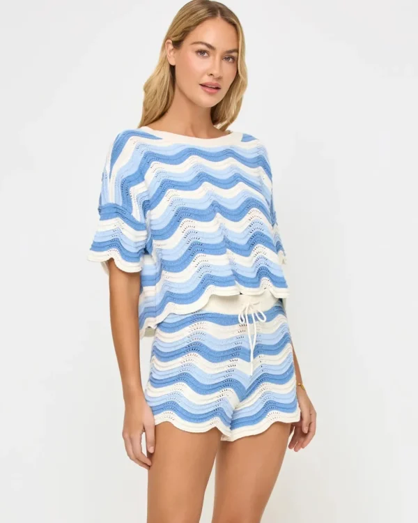 Clearance Blue Crush Make Waves Sweater | Gone Bananas Beachwear | San Diego, CA | Tees, Tanks And Sweatshirts