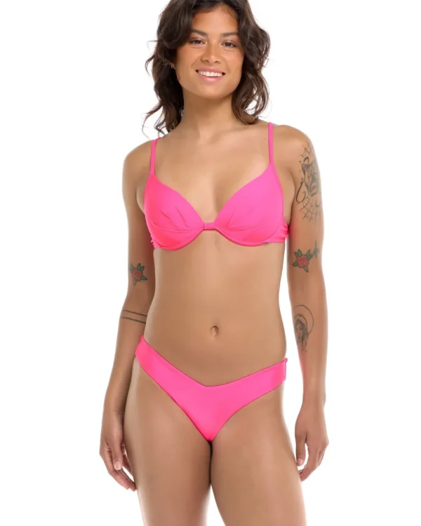 Online Bubble Gum Smoothies Kendal Bottom | Gone Bananas Beachwear | San Diego Minimal Coverage Bottom | High Leg Bottom
