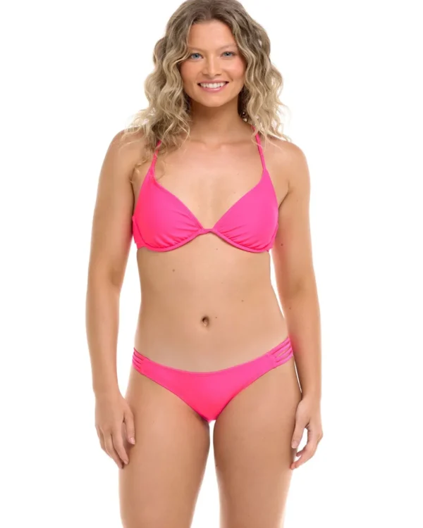 Sale Bubble Gum Smoothies Patsy Top | Gone Bananas Beachwear | San Diego Underwire Top