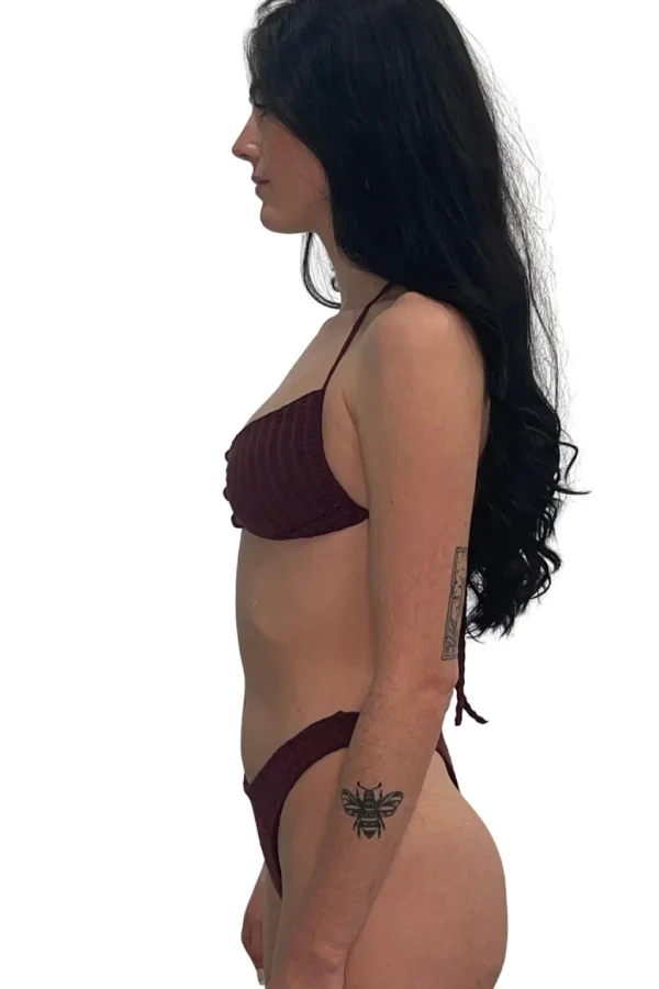 Hot High Leg Thong Bikini Bottom | Gone Bananas Beachwear | Swim Minimal Coverage Bottom | High Leg Bottom