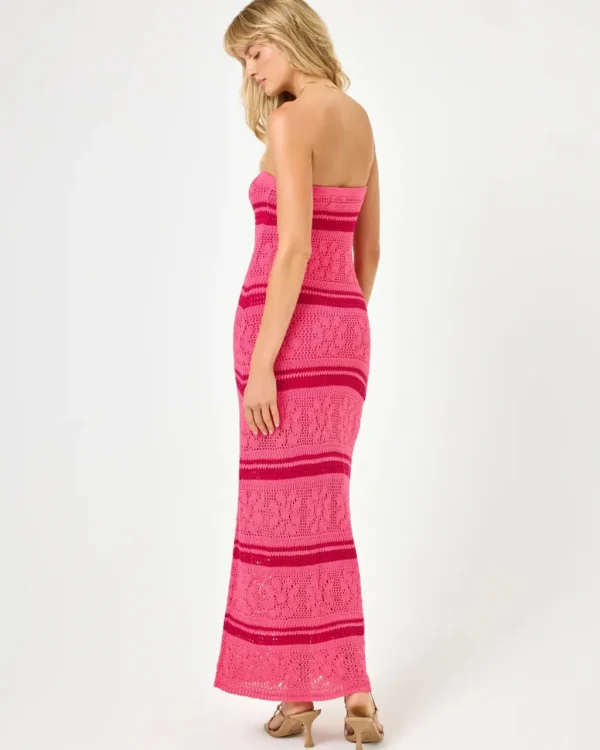 Discount Cali Blooms Stripe Rosalia Dress Dresses