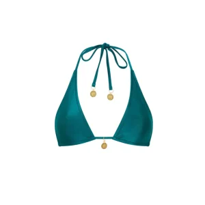 Discount Classic Tie Halter Bikini Top Halter Top | Cup Size Top