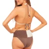 Sale Manzanillo Crochet Bikini Bottom | Gone Bananas Beachwear Minimal Coverage Bottom | High Waist Bottom