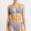Fashion Cornflower Floral The Sofie Topp | Gone Bananas Beachwear | San Diego Triangle Top