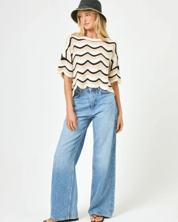 Clearance Costa Nova Make Waves Sweater Tees, Tanks And Sweatshirts