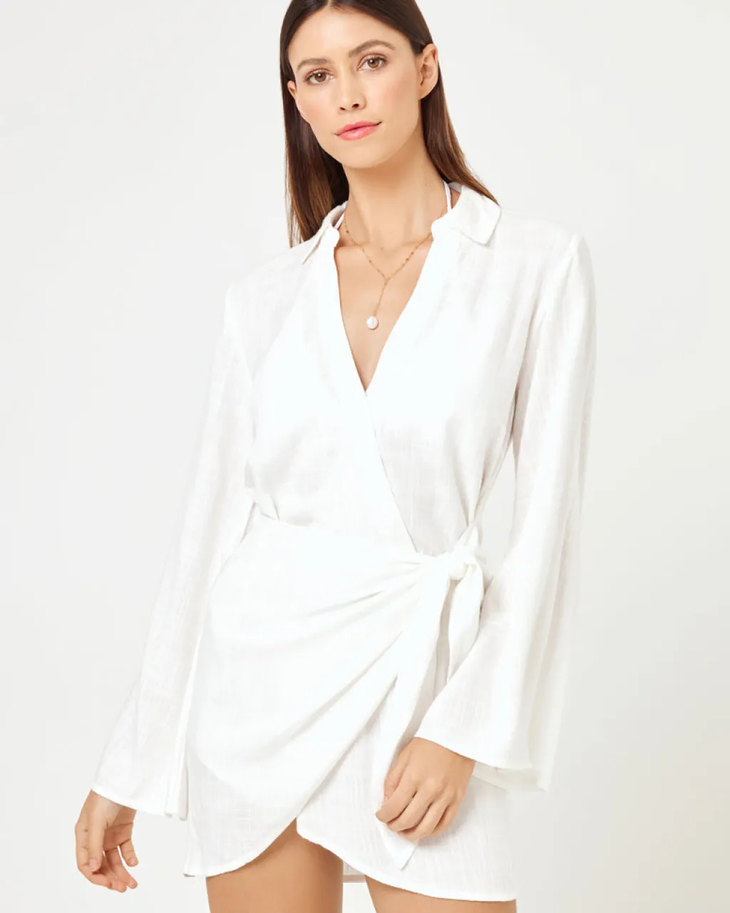 cream_las_palmas_dress_2.webp Online Cream Las Palmas Dress Cover Ups
