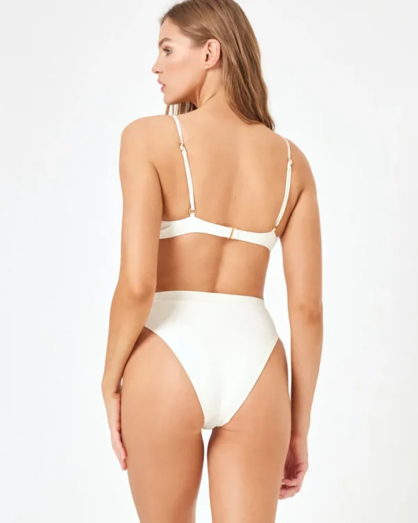 Fashion Cream Sunrise Shell Top Underwire Top