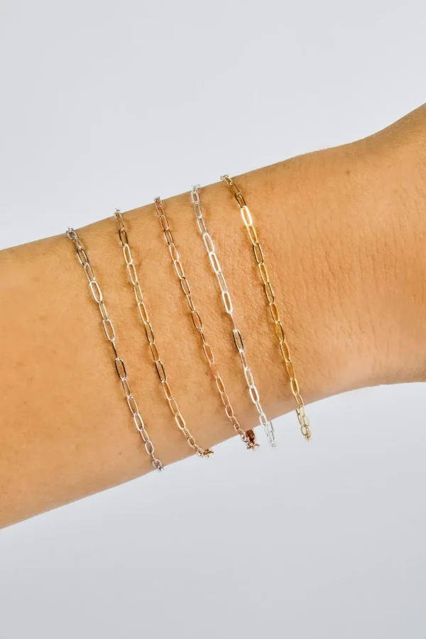 Sale Dainty Paperclip Chain Bracelet Jewelry