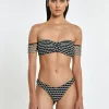 Clearance Domino Day Levi Bikini Top | Gone Bananas Beachwear | San Diego | Swim Bandeau Top