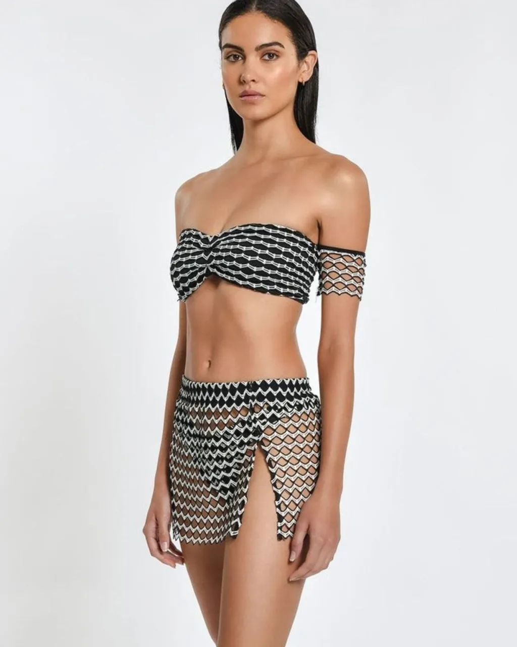 domino_day_zuri_mini_skir_0.webp Discount Domino Day Zuri Mini Skirt | Gone Bananas Beachwear | San Diego | Swim Cover Ups