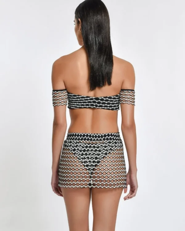 Discount Domino Day Zuri Mini Skirt | Gone Bananas Beachwear | San Diego | Swim Cover Ups