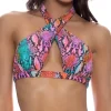 Outlet Electric Skin Cross Halter Peek A Boo Top | | Gone Bananas Beachwear Halter Top | Cup Size Top