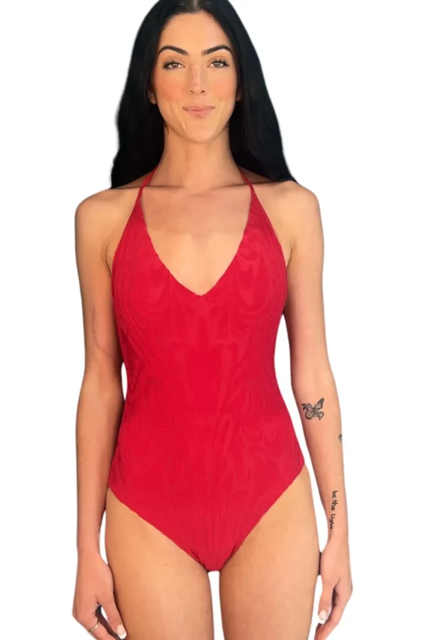 Sale Fancy Baroque Ornamental Magenta One Piece Standard Cut One Pieces