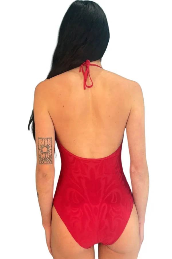 Sale Fancy Baroque Ornamental Magenta One Piece Standard Cut One Pieces