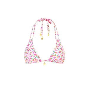 Online Flamingo Flora Halter Bralette Top | Gone Bananas Beachwear | San Diego, CA Halter Top | Cup Size Top