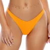 Fashion Florida Citrus Wavy Baby High Leg Brazilian Bottom | Gone Bananas Beachwear Minimal Coverage Bottom | High Leg Bottom