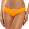 Online Florida Citrus Wavy Baby Seamless Full Ruched Back Bottom | Gone Bananas Beachwear Ruched Bottom | Full Coverage Bottom