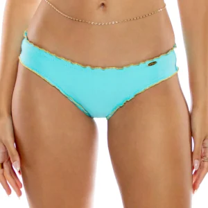 Best Forever Luli Wavy Luxe Stitch Full Ruched Back Bottom | Gone Bananas Beachwear Ruched Bottom | Full Coverage Bottom