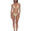 Best Gold Rush Sail On Braided Triangle Halter Top Cup Size Top | Halter Top