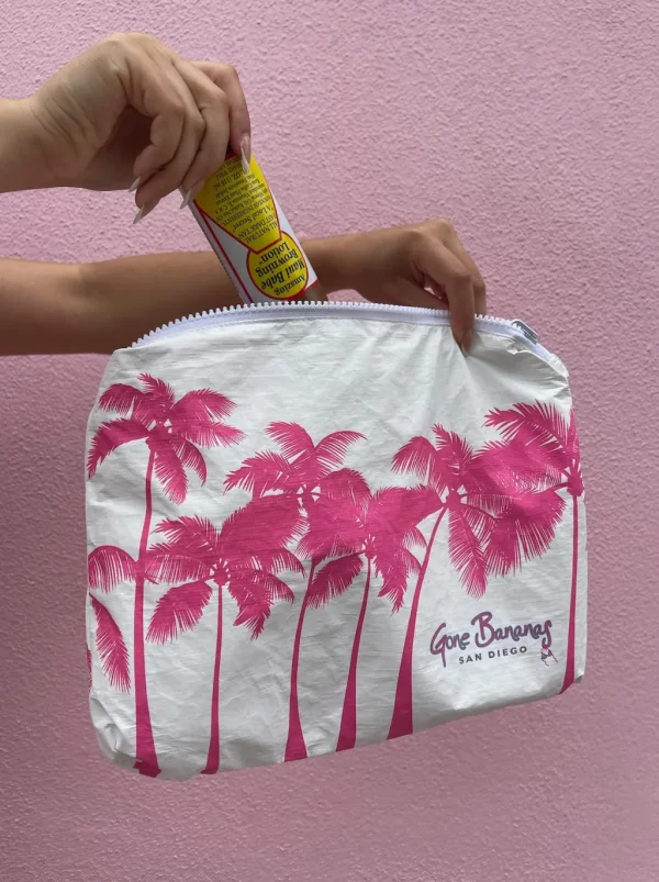 Hot Gone Bananas Beachwear Reversible Bikini Pouch Bags