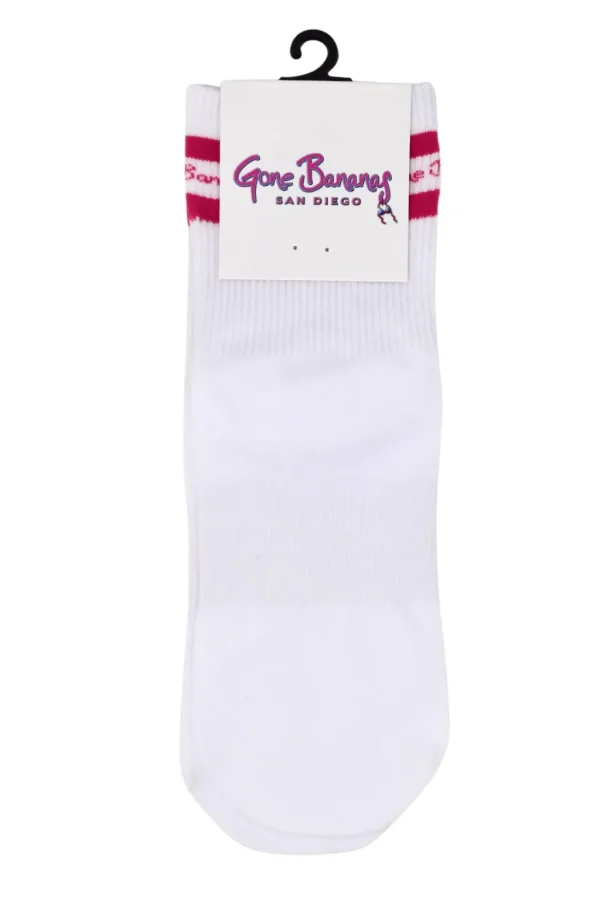 Sale Gone Bananas Beachwear Striped Ankle Sock Socks