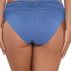 Outlet Harbor Blue Sandbar Rib Unforgettable Bottom | Gone Bananas Beachwear Full Coverage Bottom