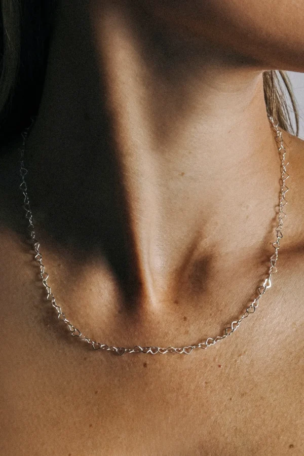 Hot Heart Chain Necklace Jewelry