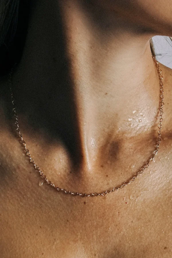Hot Heart Chain Necklace Jewelry