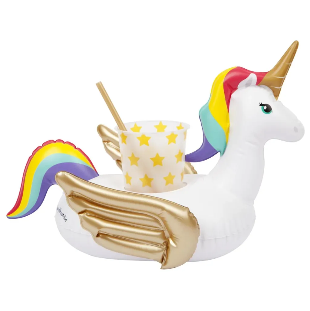 inflatable_drink_holder_u_1.webp Fashion Inflatable Drink Holder Unicorn Floats